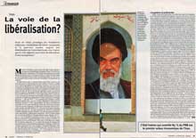 Iran, la voie de la libéralisation, Tendances (Belgique), 14 Février 2002